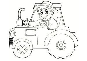 Coloriage Tracteur Gratuit A Imprimer Dessin De Tracteur 9