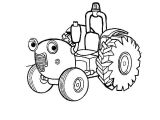 Coloriage Tracteur tom Avec Fourche Coloriage Tracteur   Imprimer