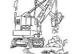 Coloriage Tractopelle A Imprimer Gratuit Coloriage Chantier Et Construction