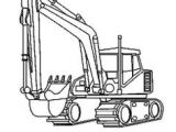 Coloriage Tractopelle A Imprimer Les 13 Meilleures Images De Engins Chantier