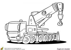 Coloriage Tractopelle Camion Coloriage Chantier Et Construction