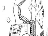 Coloriage Tractopelle Camion Coloriage D Un Engin De Chantier La Pelleteuse