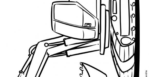 Coloriage Tractopelle En Ligne Coloriage Engins De Chantier Pelleteuse Chenilles