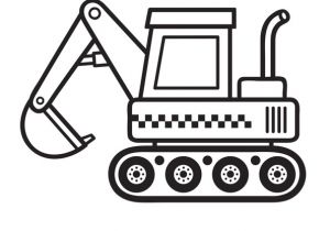 Coloriage Tractopelle Hugolescargot Coloriage D Un Véhicule Pour Les Petits Un Tractopelle