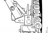 Coloriage Tractopelle Hugolescargot Dessin   Colorier D Un énorme Camion Grue De Chantier