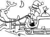 Coloriage Traineau Du Père Noel 14 Dessins De Coloriage Du Père Noël Dans son Traineau à