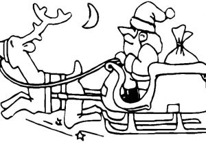 Coloriage Traineau Du Père Noel 14 Dessins De Coloriage Du Père Noël Dans son Traineau à