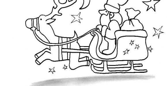 Coloriage Traineau Du Père Noel Coloriages De Noël Traineau Père Noël Noel Tête à Modeler