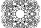 Coloriage Tres Difficile A Imprimer Voici Des Mandalas Difficiles Pour Adultes   Imprimer