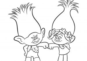 Coloriage Troll A Imprimer Belle Coloriage Les Trolls Gratuit