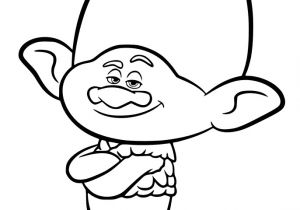 Coloriage Troll A Imprimer Coloriage Branch From Trolls Dessin