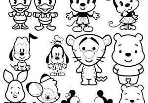 Coloriage Tsum Tsum Gratuit Coloriage Disney Cuties Tsum Tsum Dessin à Imprimer