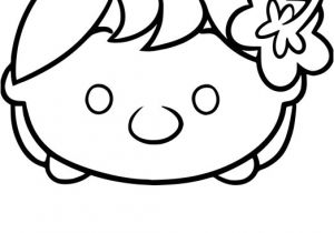 Coloriage Tsum Tsum Gratuit Coloriage Tsum Tsum Ariel à Imprimer