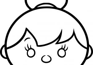Coloriage Tsum Tsum Gratuit Coloriage Tsum Tsum Fée Clochette À Imprimer Sur