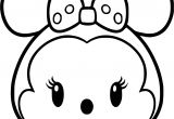 Coloriage Tsum Tsum Gratuit Coloriage Tsum Tsum Minnie à Imprimer