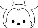 Coloriage Tsum Tsum Mickey Coloriage Mickey En Hiver sous La Neige Imprimer Avec Et