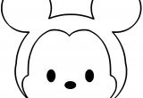 Coloriage Tsum Tsum Mickey Coloriage Mickey Mouse Emoji Face Tsum Tsum Jecolorie