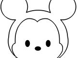 Coloriage Tsum Tsum Mickey Coloriage Mickey Mouse Emoji Face Tsum Tsum Jecolorie