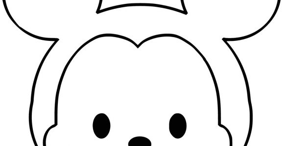 Coloriage Tsum Tsum Mickey Coloriage Mickey Mouse Emoji Face Tsum Tsum Jecolorie