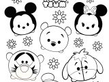 Coloriage Tsum Tsum Mickey Mewarnai Disney Tsum Tsum V Warna