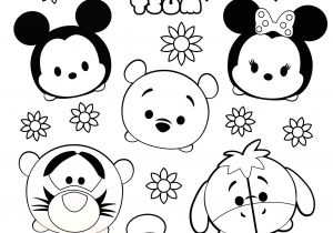 Coloriage Tsum Tsum Mickey Mewarnai Disney Tsum Tsum V Warna