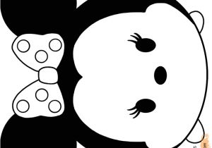 Coloriage Tsum Tsum Mickey Tsum Tsum Minnie 720×920 Coloriages