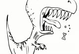 Coloriage Tyrannosaure En Ligne Coloriage Le Dinosaure Drôle Dessin Gratuit à Imprimer