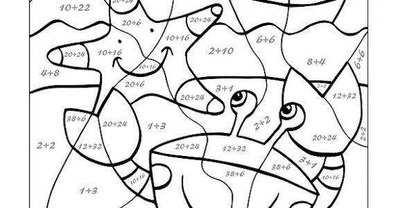 Coloriage Vacances D été Imprimer Dessin Coloriage Magique Cp Vacances Et Crabe