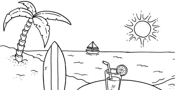 Coloriage Vacances été Maternelle Dessins Et Coloriages 5 Coloriages Spécial été En Ligne   Imprimer