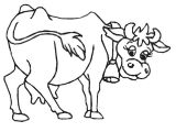 Coloriage Vache à Imprimer Gratuit Coloriage Vache Jecolorie