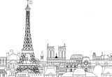 Coloriage Ville De Paris Dessins Et Coloriages 5 Coloriages De Paris En Ligne à