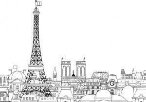 Coloriage Ville De Paris Dessins Et Coloriages 5 Coloriages De Paris En Ligne à