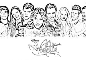 Coloriage Violetta Disney A Imprimer Coloring tous Personnages Violetta 2 0271 014 Pixels