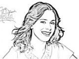 Coloriage Violette A Imprimer Gratuit Coloriage Violetta Gratuit   Imprimer