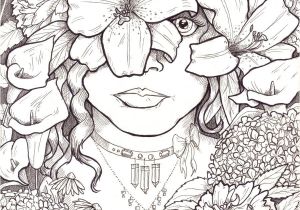 Coloriage Visage Femme 60 Desenhos Para Adultos