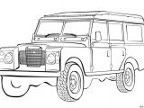 Coloriage Voiture 4 4 Coloriage 4 X 4 Land Rover à Colorier Dessin Gratuit à
