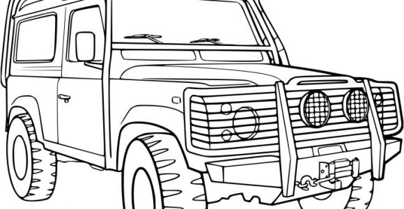 Coloriage Voiture 4 4 Coloriage Voiture 4×4 à Imprimer