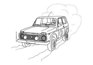 Coloriage Voiture 4 4 Coloriages Coloriage D Un 4×4 Fr Hellokids