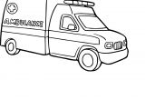 Coloriage Voiture Ambulance Coloriage Camion Ambulance   Imprimer