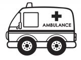 Coloriage Voiture Ambulance Coloriage D Un Véhicule Pour Les Petits Une Ambulance