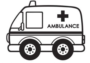 Coloriage Voiture Ambulance Coloriage D Un Véhicule Pour Les Petits Une Ambulance