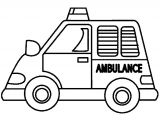 Coloriage Voiture Ambulance Coloriage Voiture Ambulance