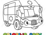 Coloriage Voiture Ambulance Livre De Coloriage Voiture Ambulance Pour Les Enfants Petit