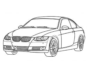 Coloriage Voiture Bmw A Imprimer Coloriage De Voiture   Imprimer