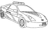 Coloriage Voiture De Police à Imprimer Coloriage De Voiture De Police Coloriages De Voitures   Imprimer