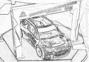 Coloriage Voitures De Rallye Coloriage De Voiture De Rallye A Imprimer Voitures
