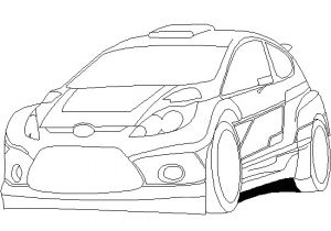 Coloriage Voitures De Rallye Dessins Colorier Voiture Rallye