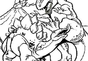 Coloriage Volcan Avec Dinosaure Coloriage Affrontement Dinosaures En Ligne Gratuit   Imprimer