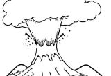 Coloriage Volcan D Auvergne Coloriage Volcan En éruption
