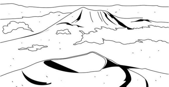 Coloriage Volcan D Auvergne Coloriages Coloriage D Un Volcan D Auvergne Fr Hellokids